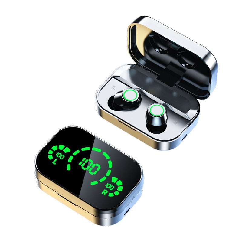 YD03 Smart TWS Earbuds – Crystal Clear Digital Display & LED Glow – Premium Wireless Sound