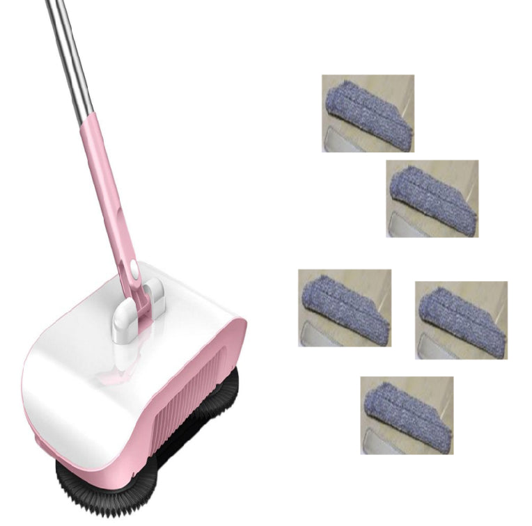 360° Rotating Hand Push Sweeper – Household Magic Broom and Mop with Dustbin – Lightweight Manual Floor Cleaner for Wood, Tile, and Laminate