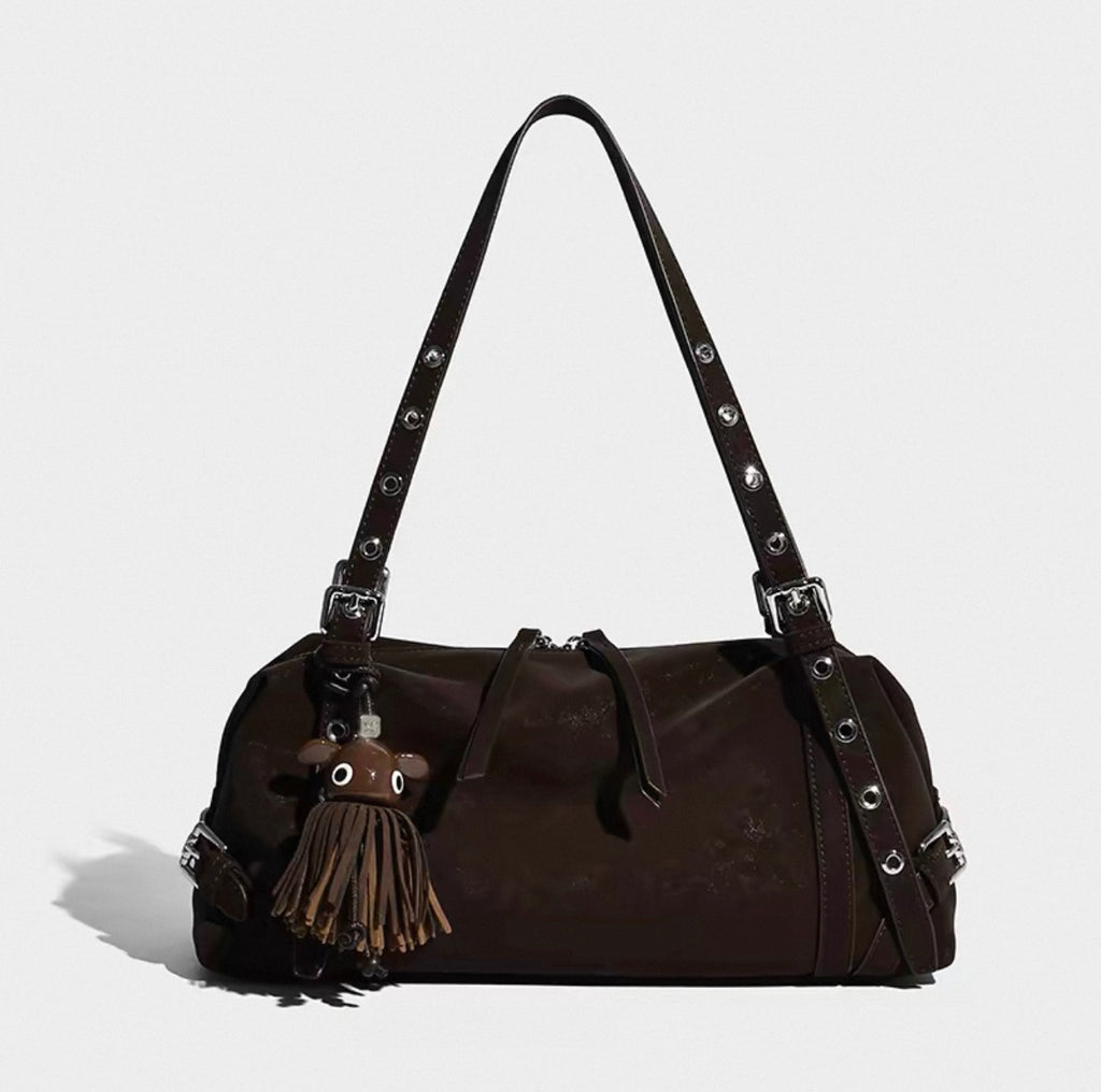 DAOR Premium Leather Pillow Satchel - 2025 Luxury Commuter Underarm Bag for Women