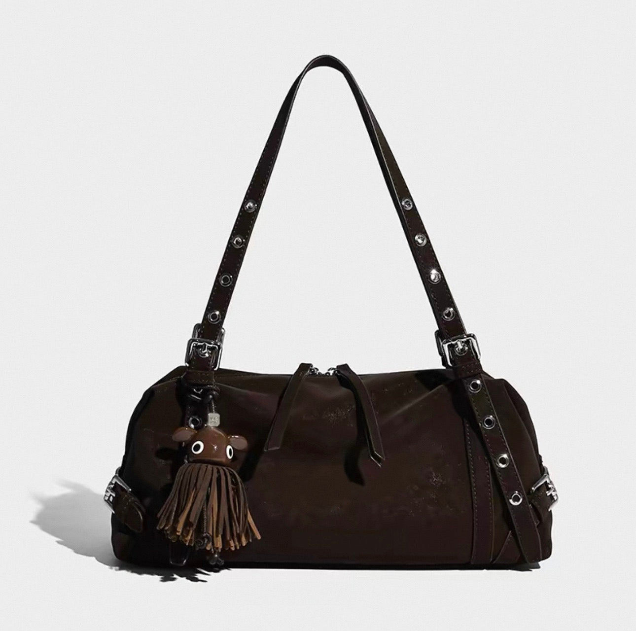 DAOR Premium Leather Pillow Satchel - 2025 Luxury Commuter Underarm Bag for Women