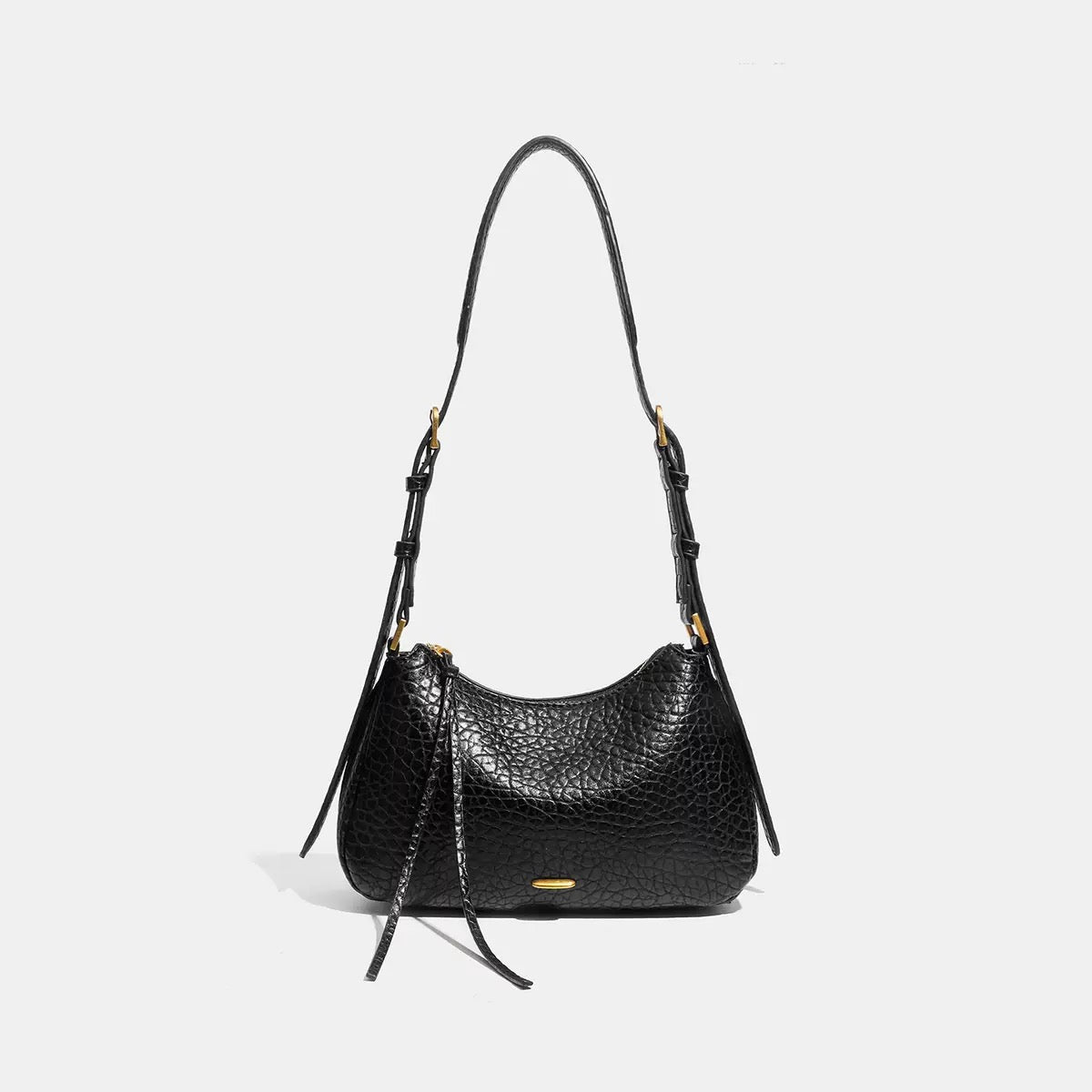 Spring 2026 Relaxed Simple Hobo – The Effortless Petite Underarm Bag  Best for: High-end boutiques or brand websites where a clean, sophisticated look is preferred over keyword-heavy descriptions