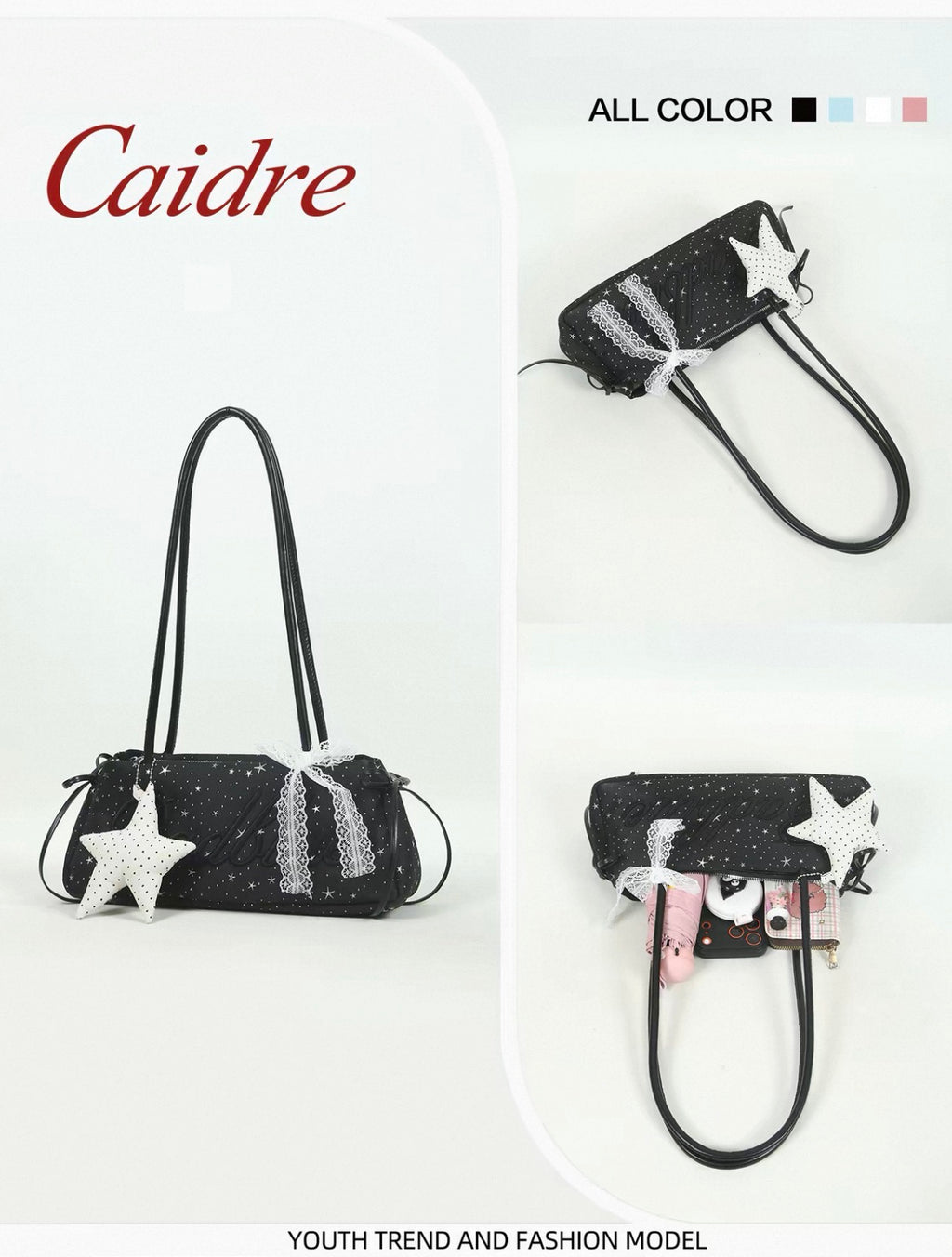 Polka Dot Large Capacity Underarm Bag - 2026 Edition