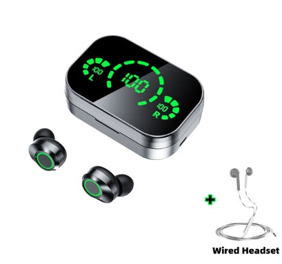 YD03 Smart TWS Earbuds – Crystal Clear Digital Display & LED Glow – Premium Wireless Sound